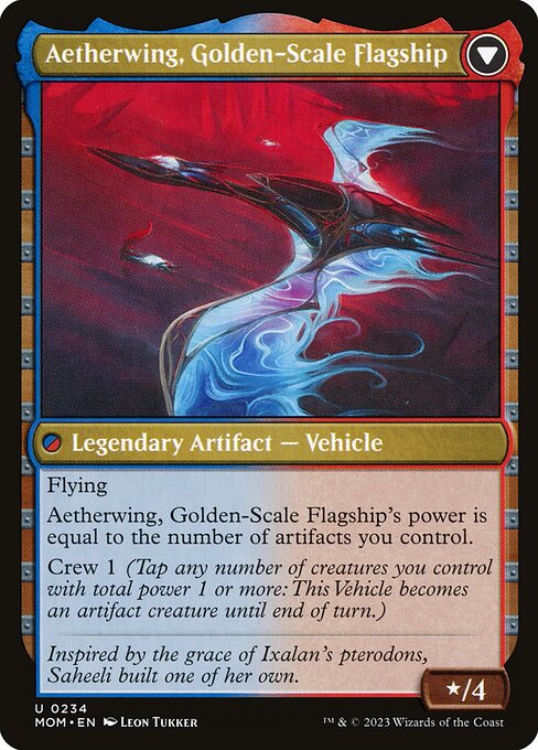 Invasion of Kaladesh // Aetherwing, Golden-Scale Flagship