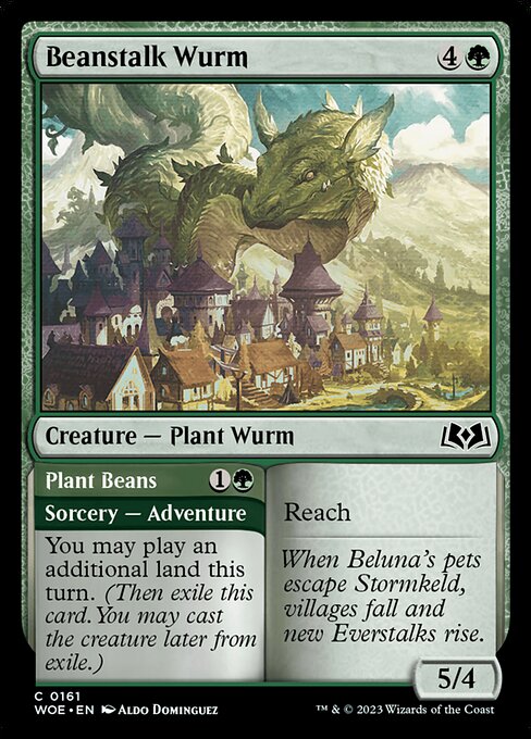 Beanstalk Wurm // Plant Beans