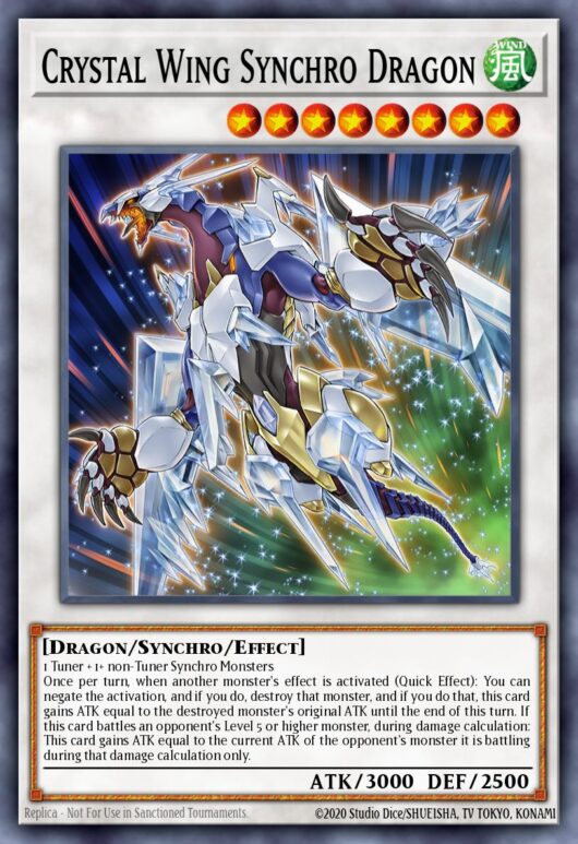 Crystal Wing Synchro Dragon