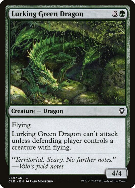 Lurking Green Dragon