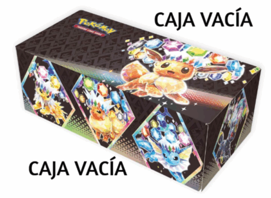 PKM - CAJA VACÍA - Scarlet & Violet - Prismatic Evolutions Box - CAJA VACÍA