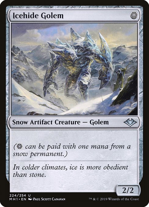 Icehide Golem (Foil)