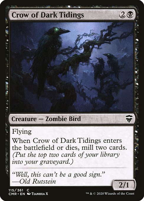 Crow of Dark Tidings (Foil)
