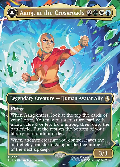 Aang, at the Crossroads // Aang, Destined Savior (Foil)