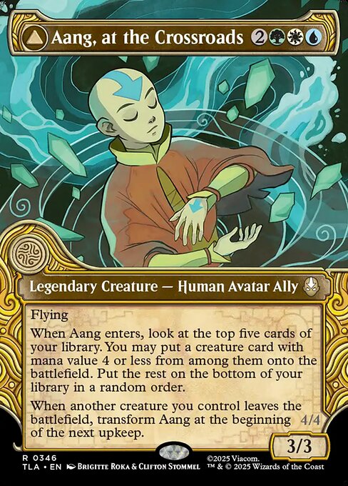 Aang, at the Crossroads // Aang, Destined Savior (Foil)