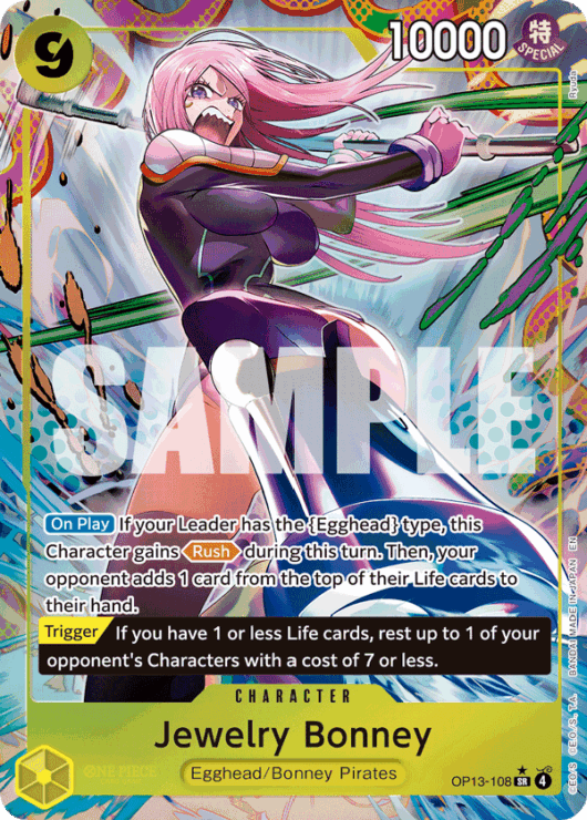 Jewelry Bonney (108) (Alternate Art) - SR