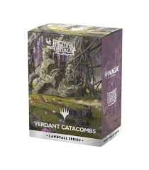 Accesorios - Dragon Shield - Art Sleeves Magic: The Gathering | Landfall Series-Verdant Catacombs