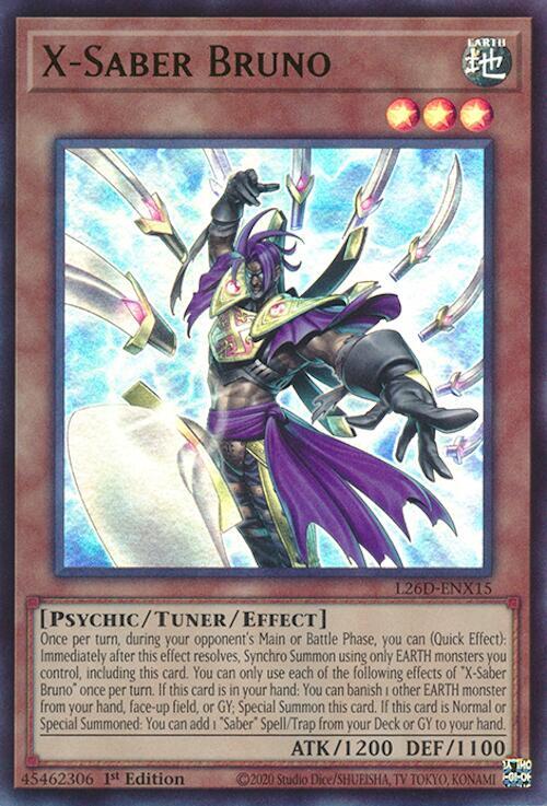 X-Saber Bruno (L26D-ENX15 Ultra Rare)